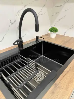Black Sink, 60cm Anti Rust Kitchen Sink