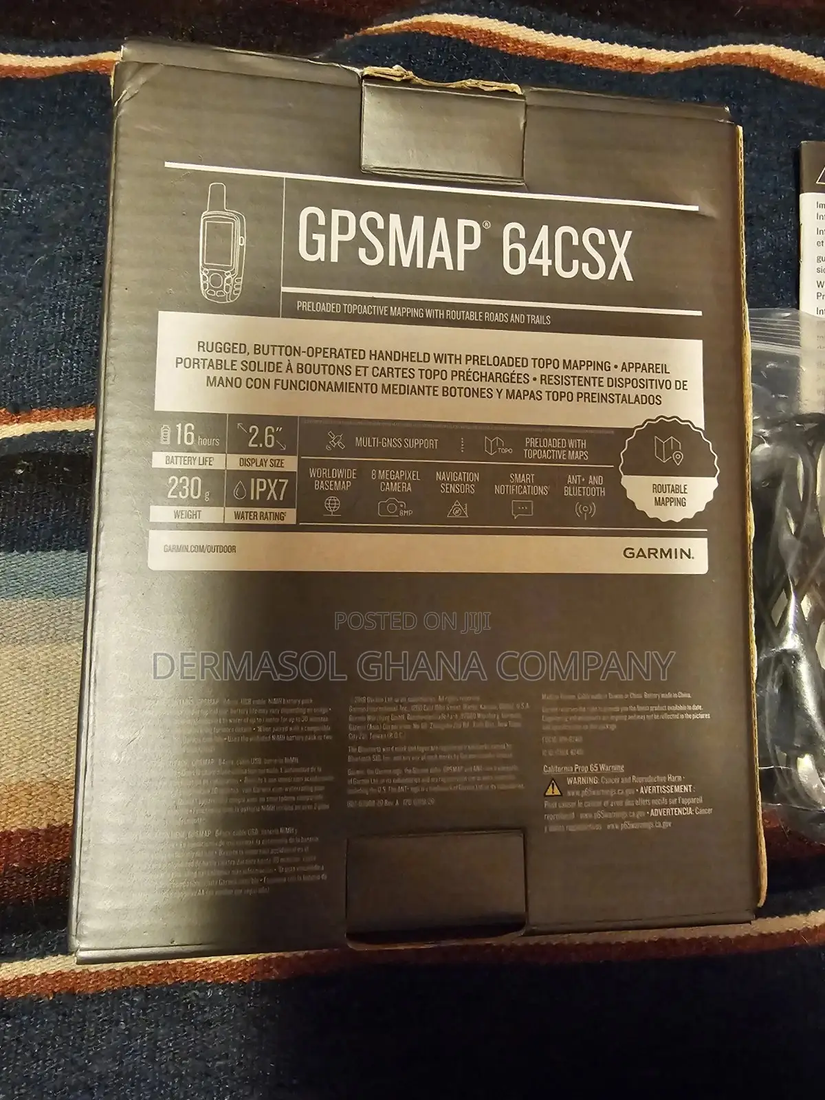 Garmin Gpsmap 64csx Professional Expedition Hunting Color Very Rare
