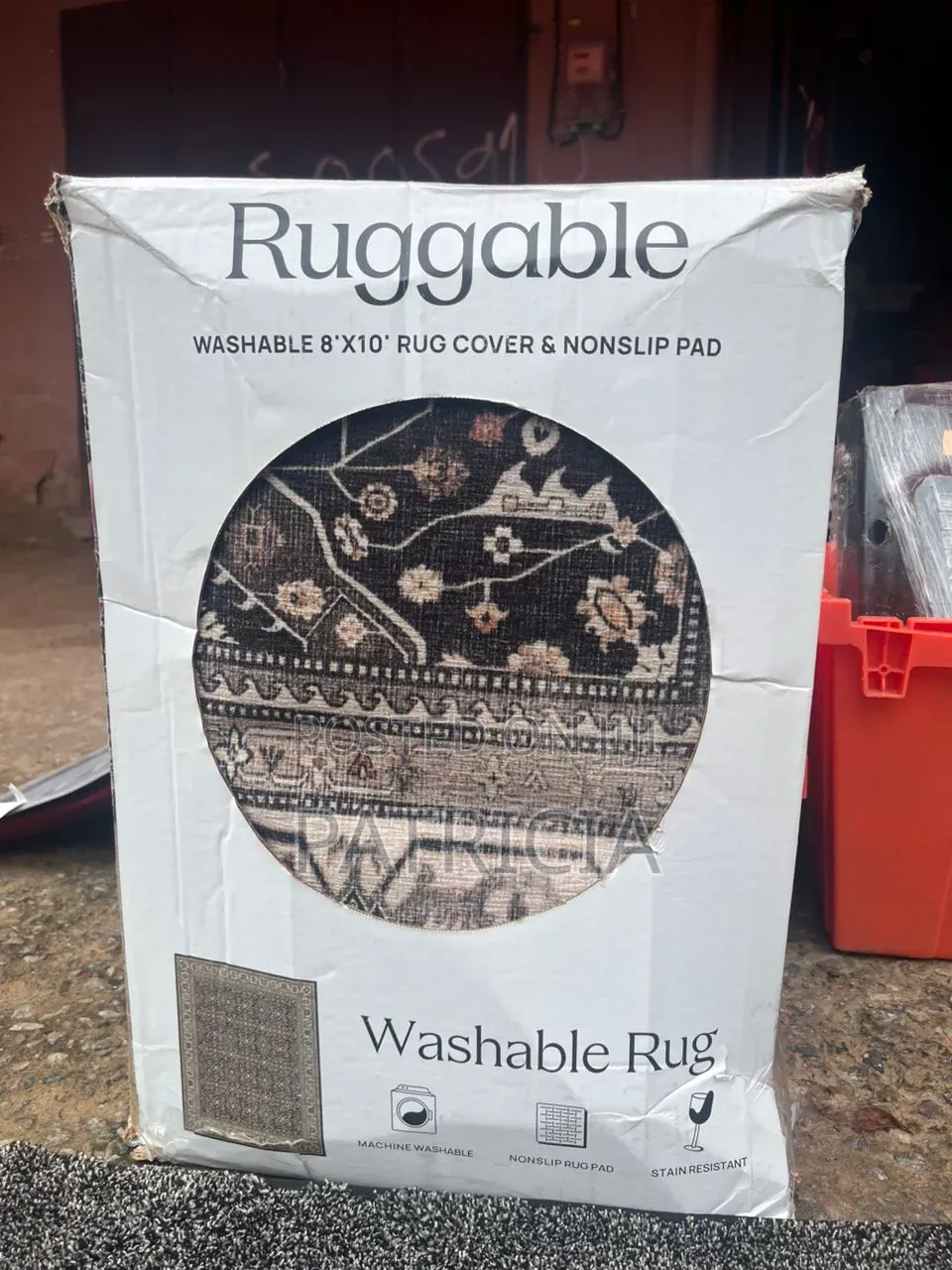 Ruggable 8x10 Washable Area Rug With Non-Slip Pad