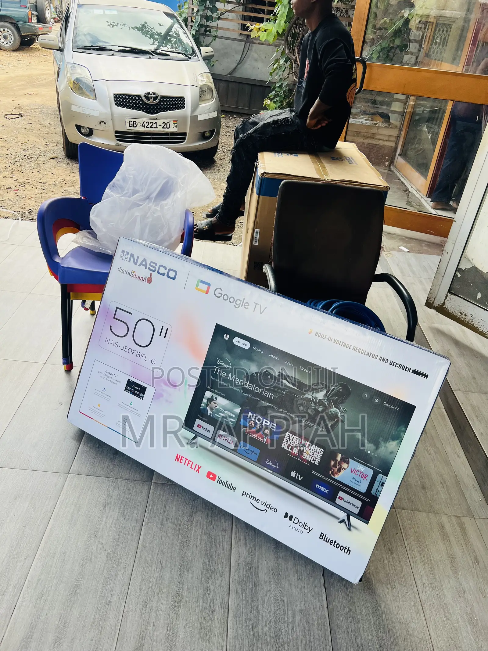 Check Out Nasco 50” Uhd Smart Screen Television(Black)