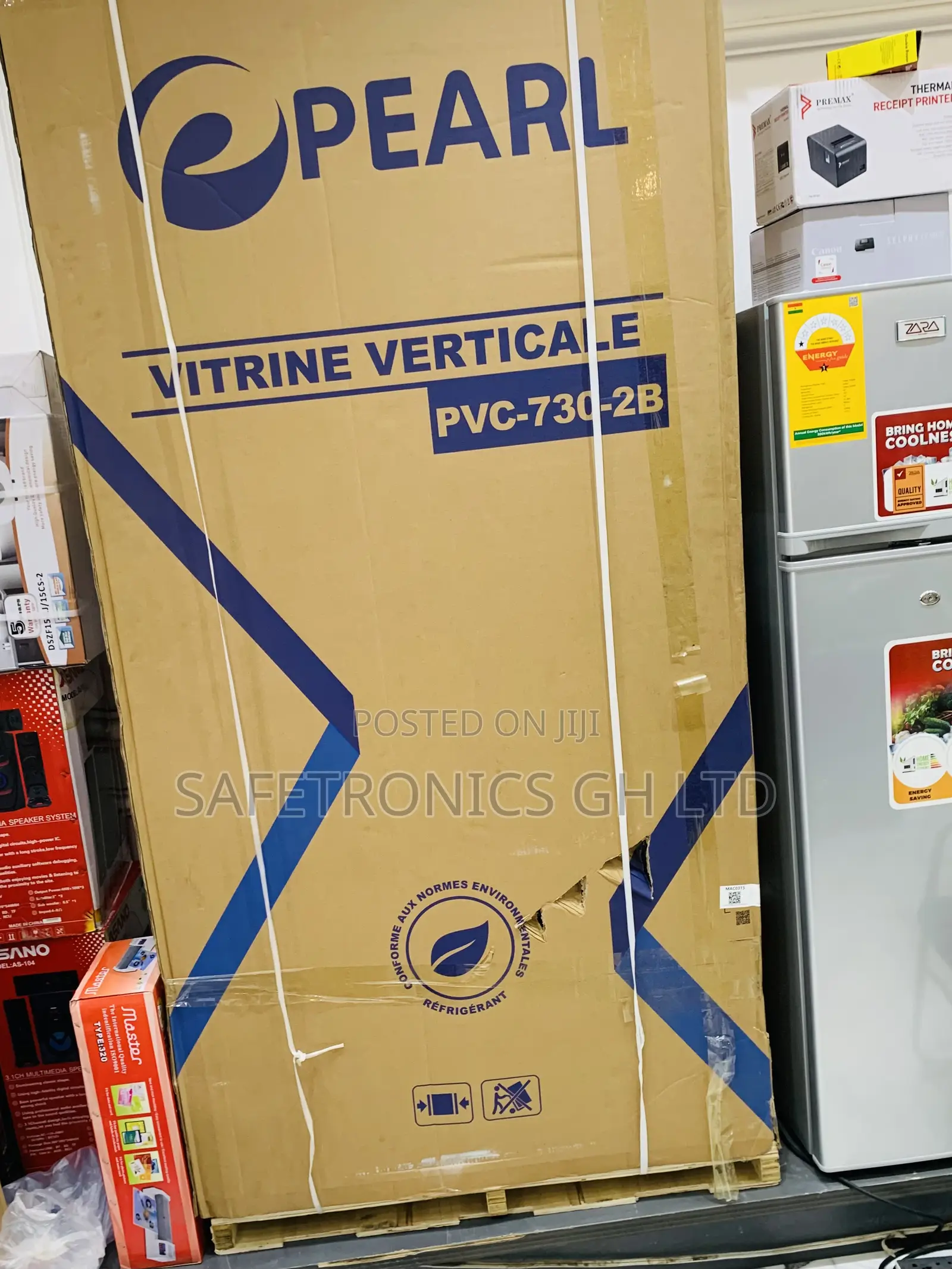 Super Best Pearl PVC-730-2b Double Door Display Fridge