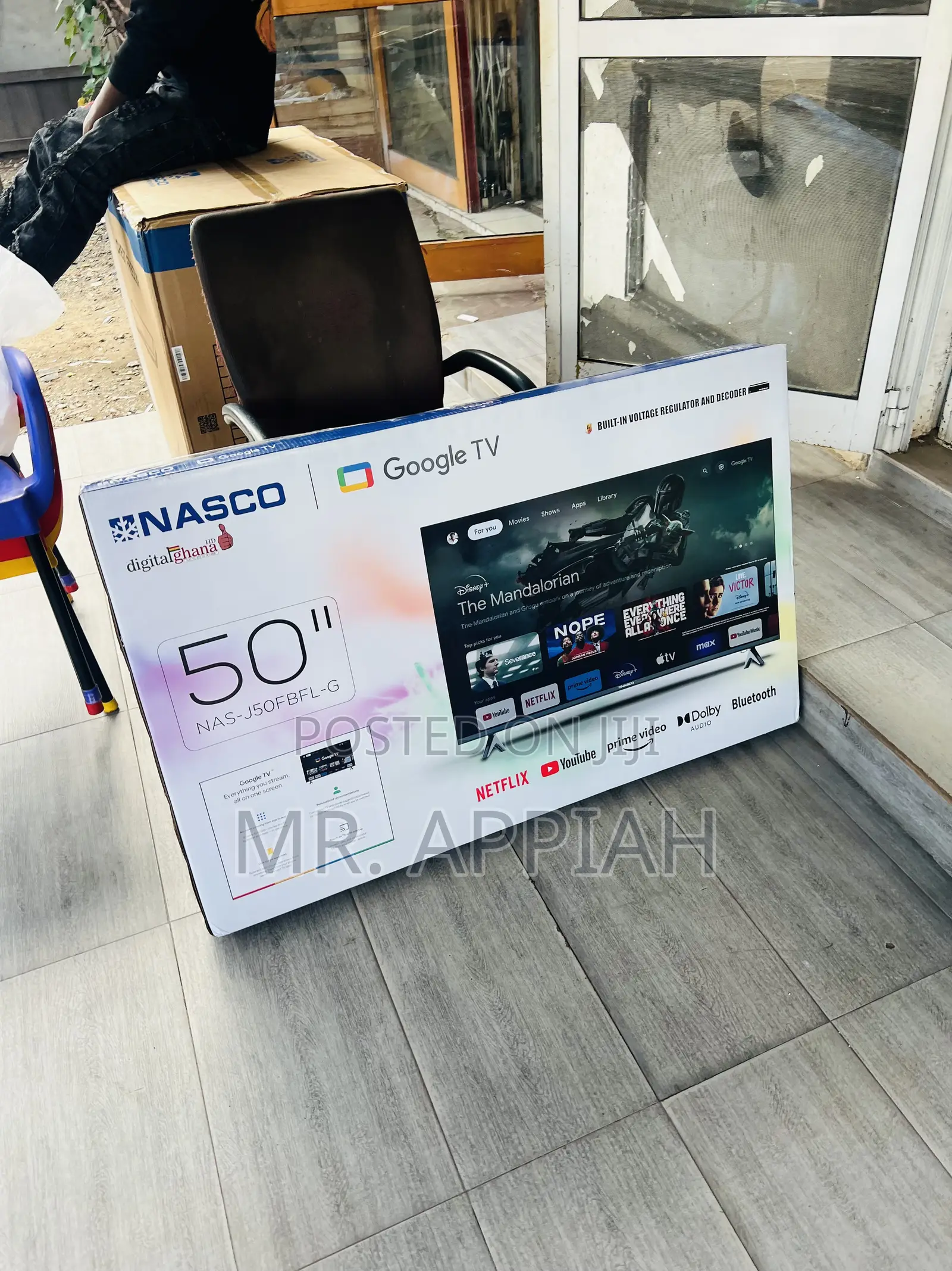 Sleek Nasco 50 Inch Led Digital Satellite Smart Tv 