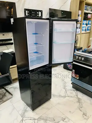 Place Your Order for Nasco Nasd2-24fl Double Door Fridge Black Mirror
