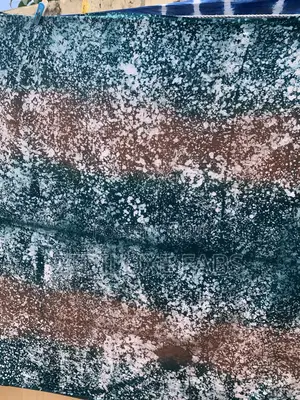 Brown and Green Batik