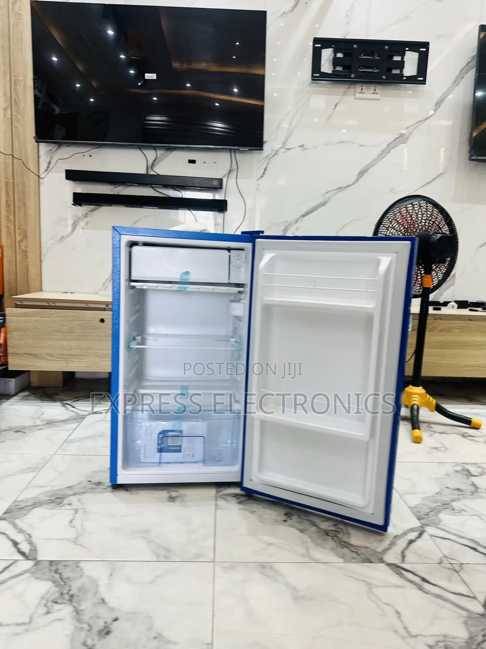 Freestanding Single Door Blue Fridge Pearl Pf-109-2b