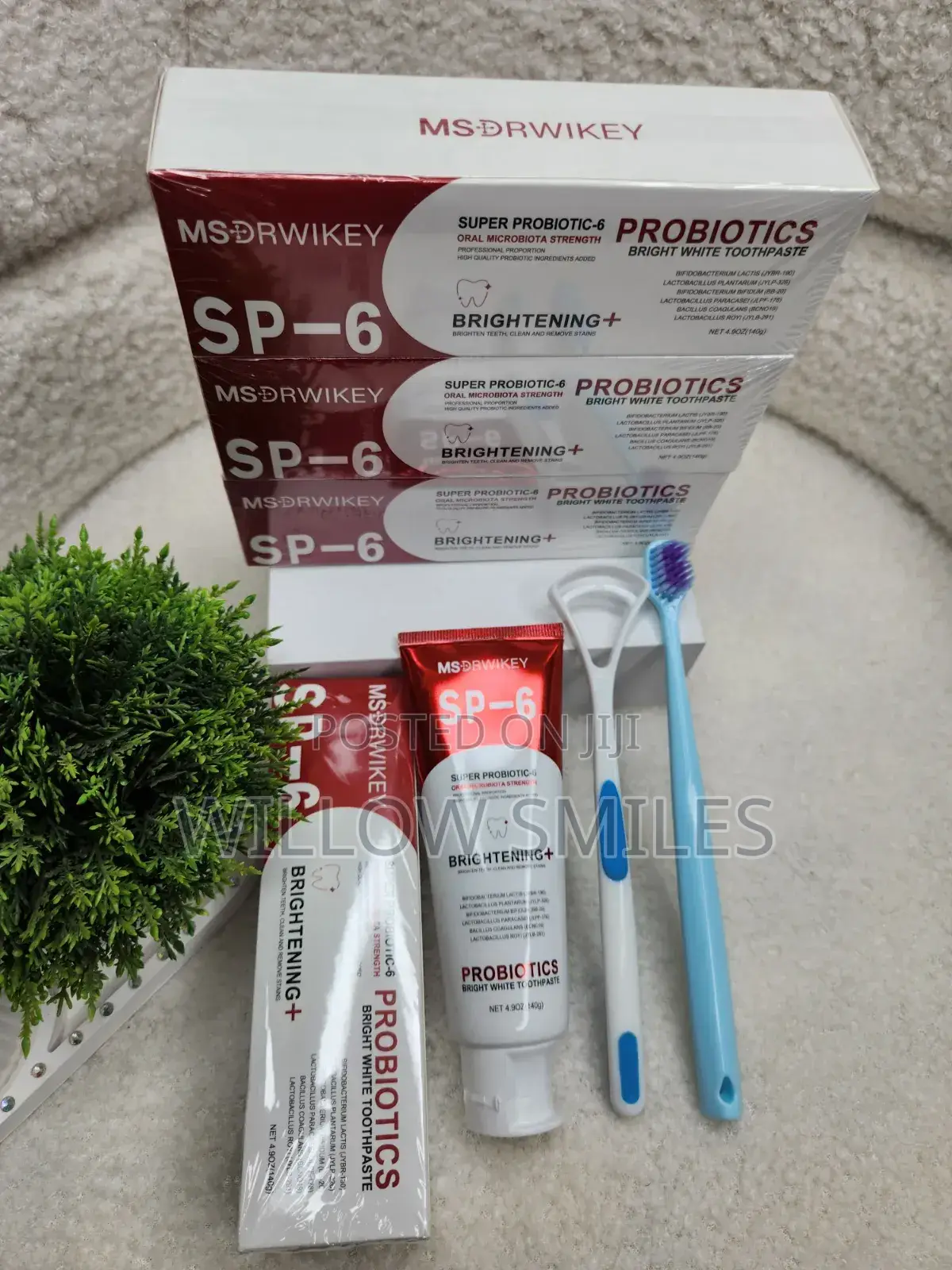 Msdrwikey Sp6 Toothpaste | Tongue Scraper | Teeth Brush