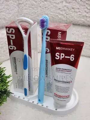 Msdrwikey Sp6 Toothpaste | Tongue Scraper | Teeth Brush