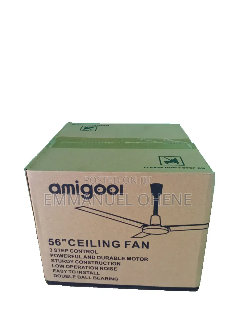 Amigool 56" Heavy-Duty Ceiling Fan - Durable Quiet Cooling
