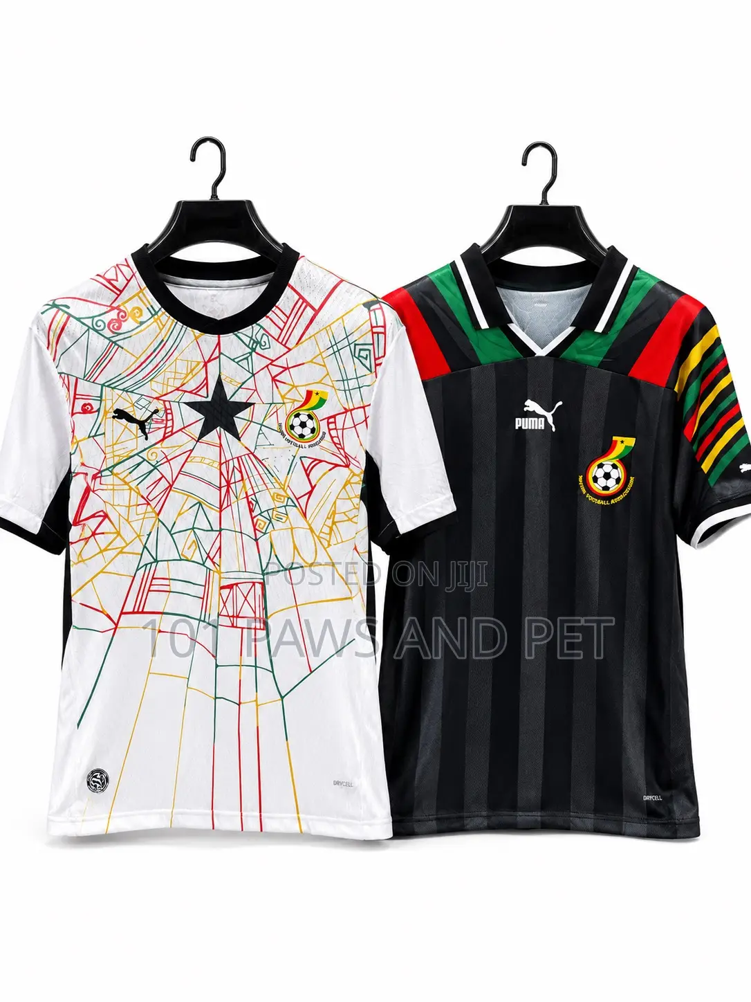 Ghana Jersey or Black Star Jersey Available