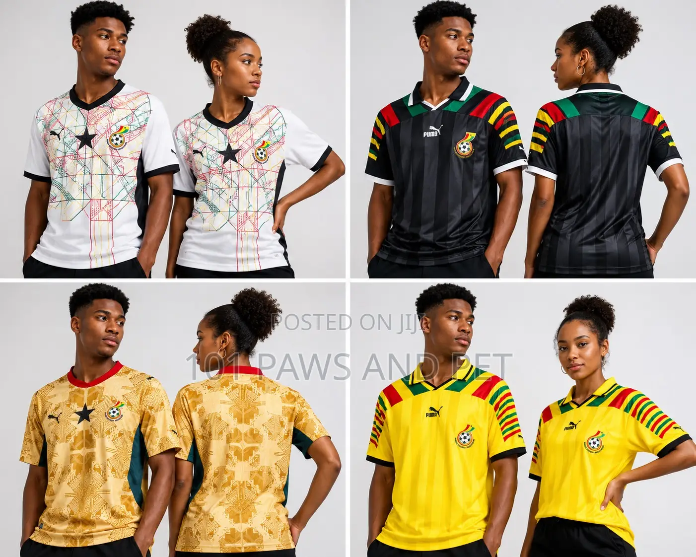 Ghana Jersey or Black Star Jersey Available