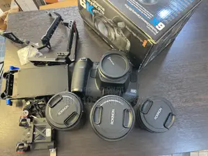 Blackmagic 6k Pro + 3 Rokinon Lenses And Camera Cage