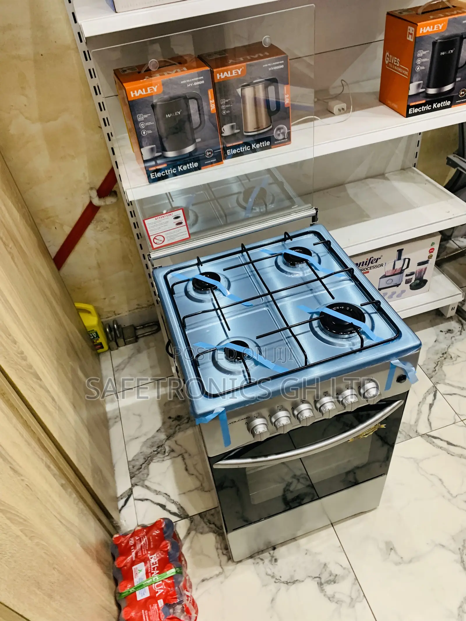 Super Fast Volcano 5c.Gl Gas Oven 4 Burner Manual Ignition – 50x50cm