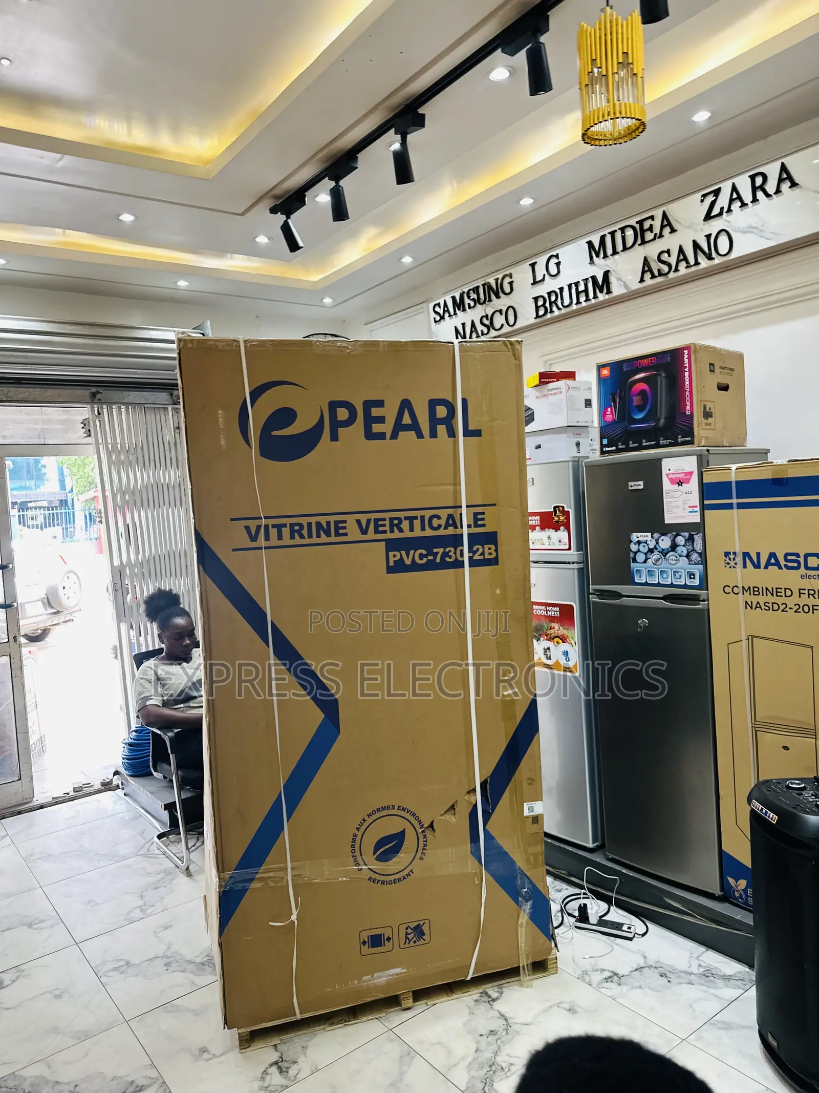 Eco Mode Function Display Fridge Pearl 610l Double Door