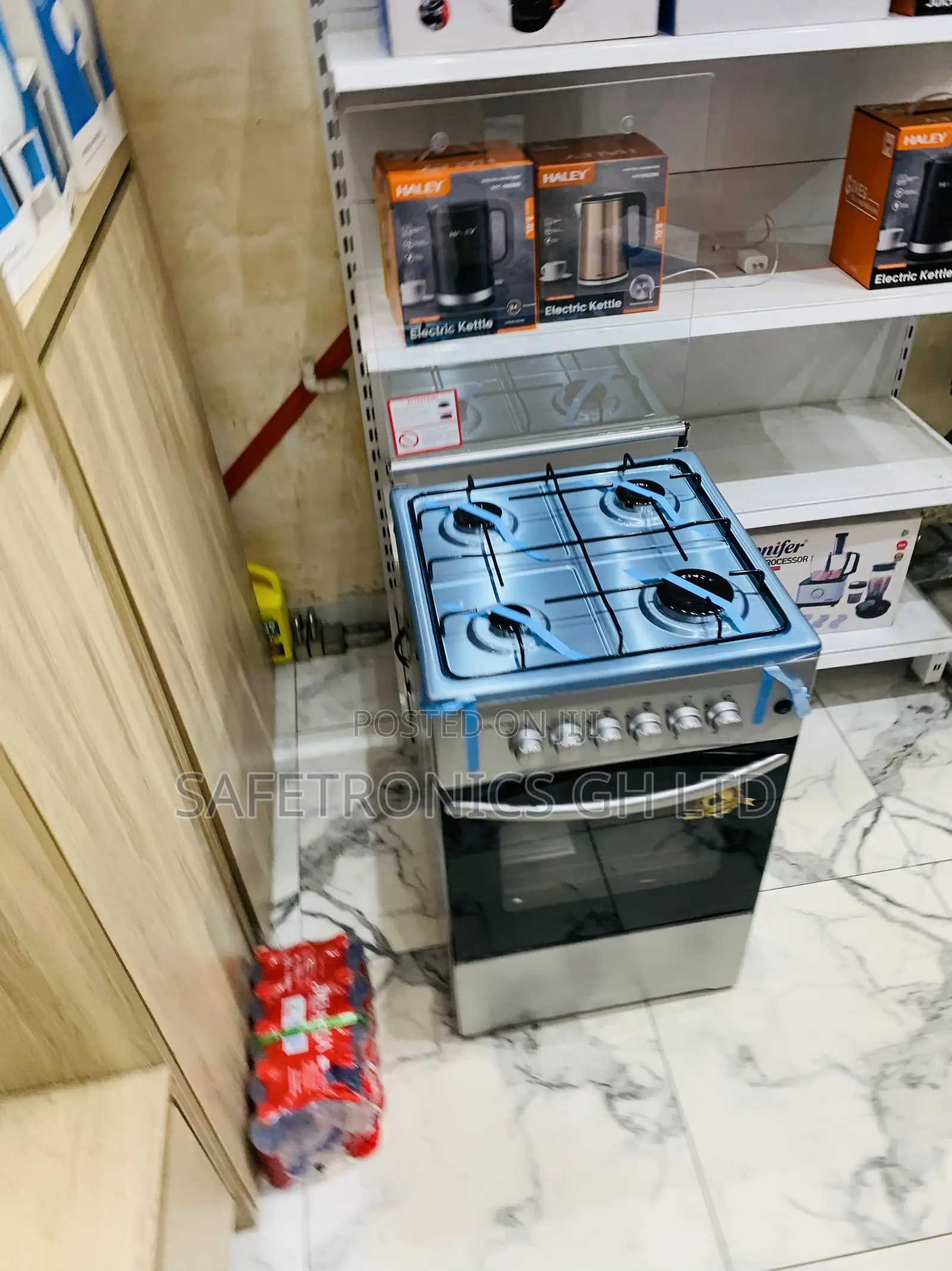 Zealous Good Volcano 5c.Gl Gas Oven 4 Burner Manual Ignition – 50x50cm