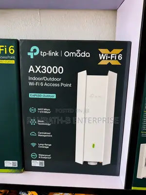 Tp-Link Omada Ax3000 Wi-Fi 6 Outdoor Access Point (Eap650-Outdoor)