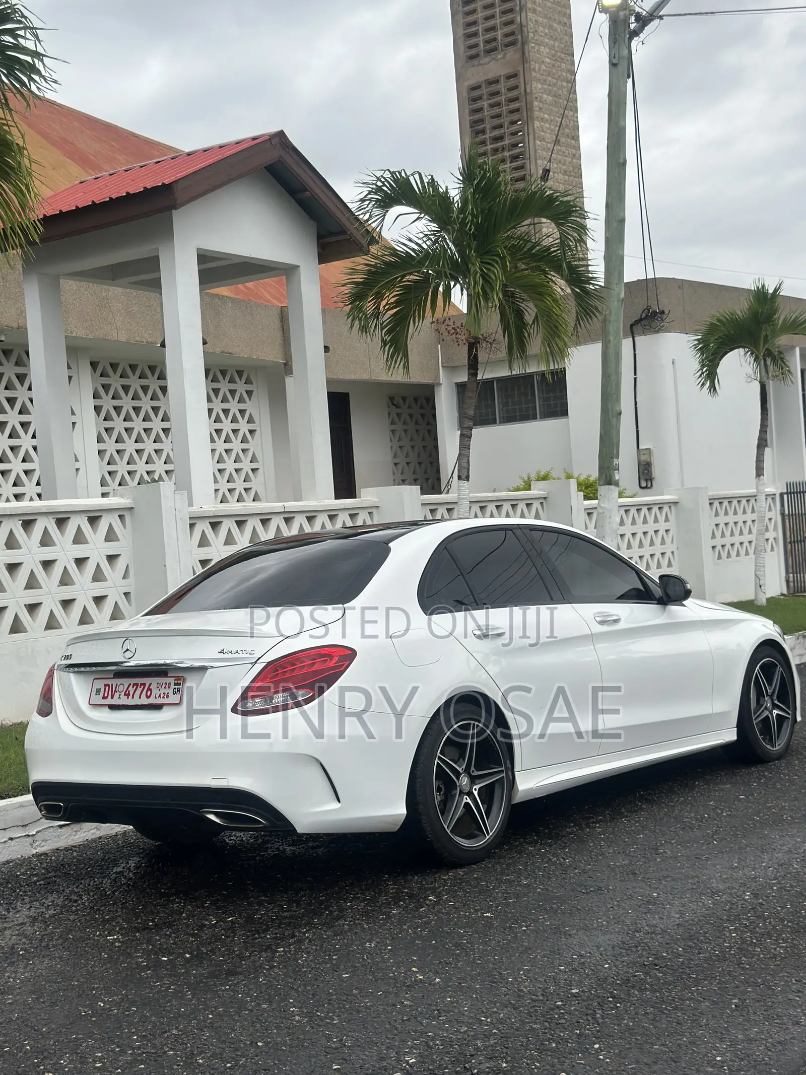 Mercedes-Benz C300 Luxury 4Matic Sedan AWD (2.0L 4cyl 7A) 2016 White