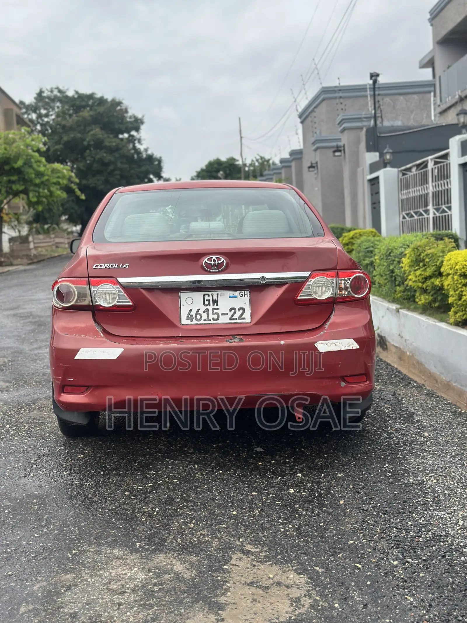 Toyota Corolla 2012 Red