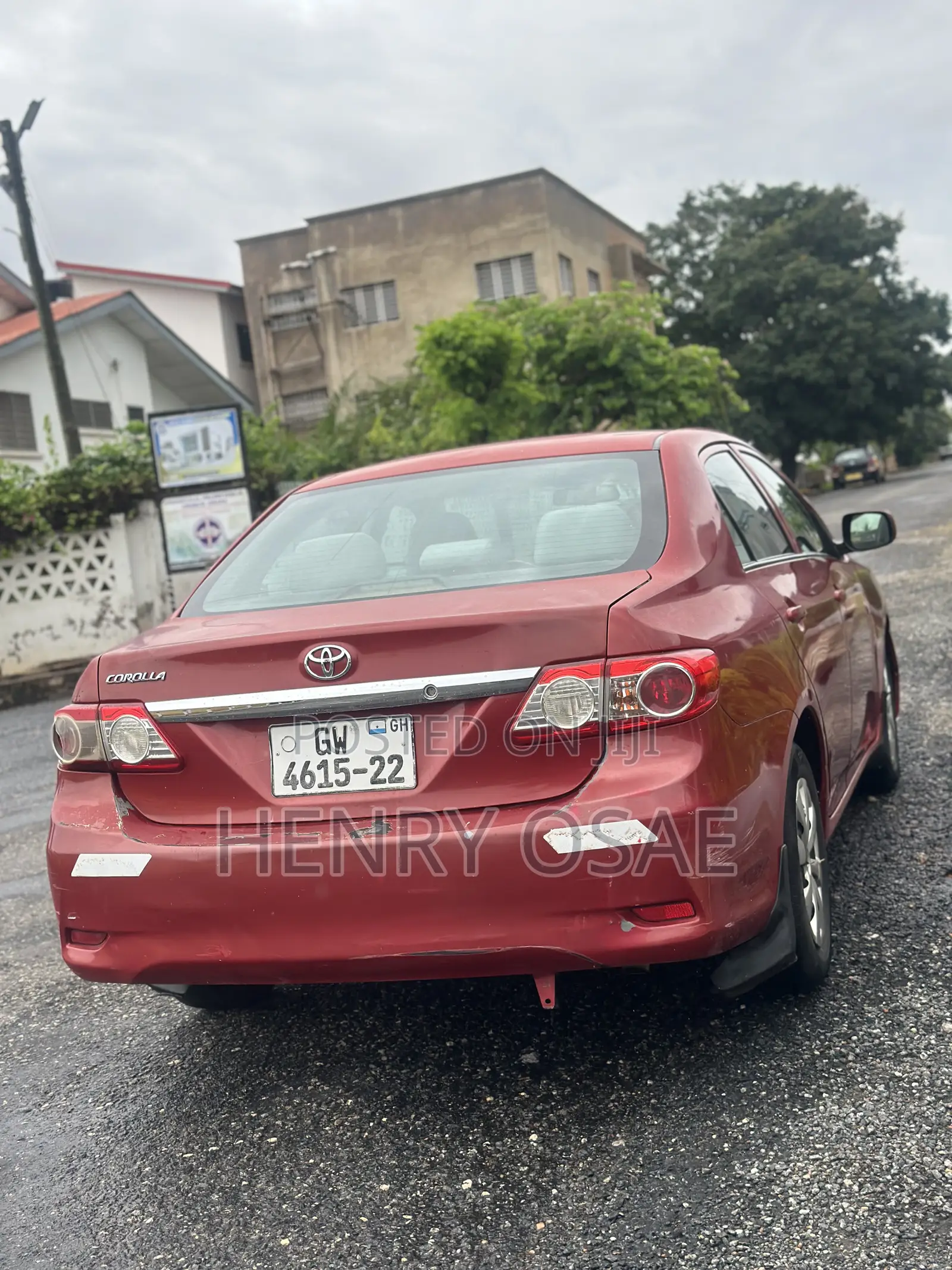 Toyota Corolla 2012 Red