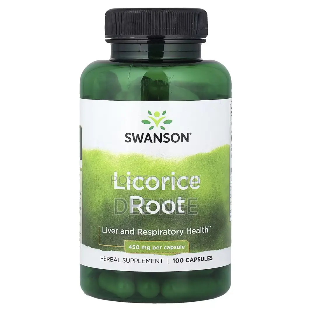 Swanson Vitamins, Licorice Root, 450 Mg, 100 Capsules