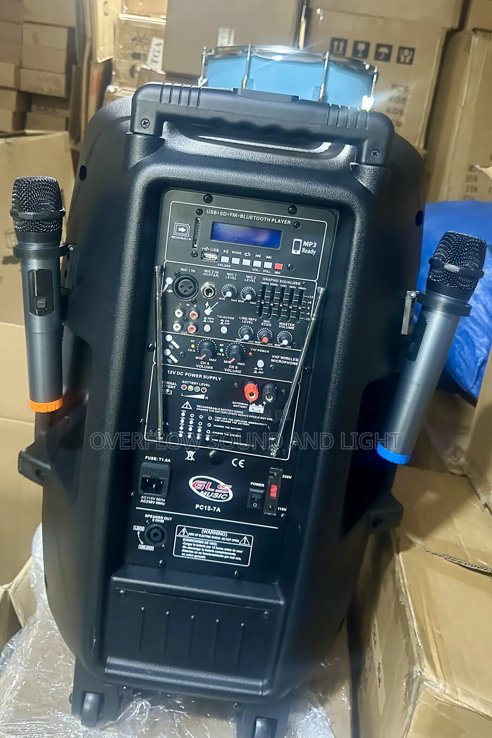 GLS Music Pc15 -7a Rechargeable Pa Speaker