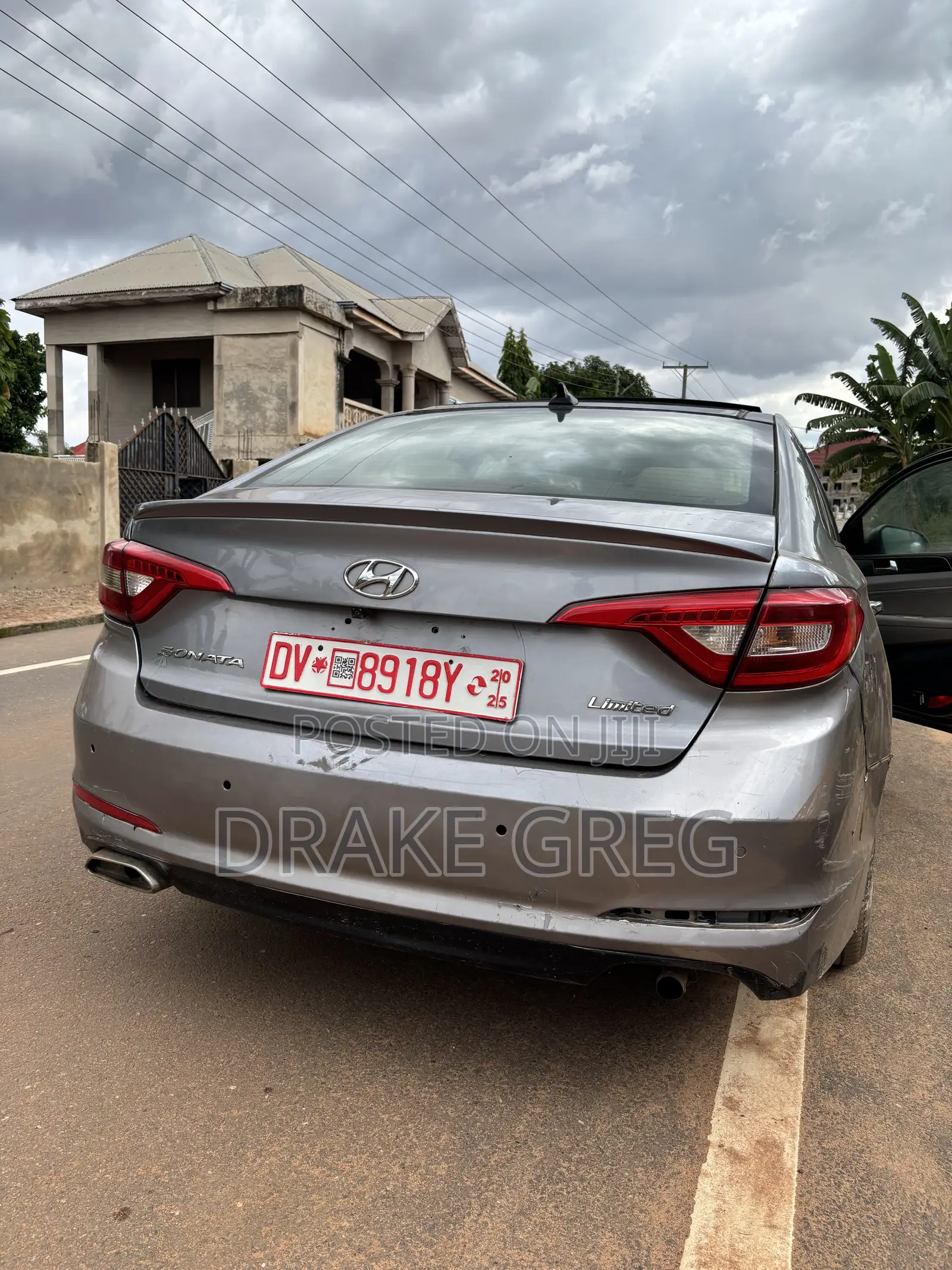 Hyundai Sonata Limited 4dr Sedan (2.4L 4cyl 6A) 2015 Gray