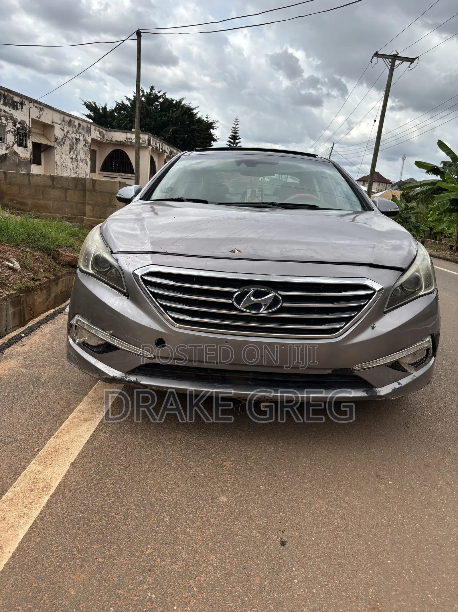 Hyundai Sonata Limited 4dr Sedan (2.4L 4cyl 6A) 2015 Gray