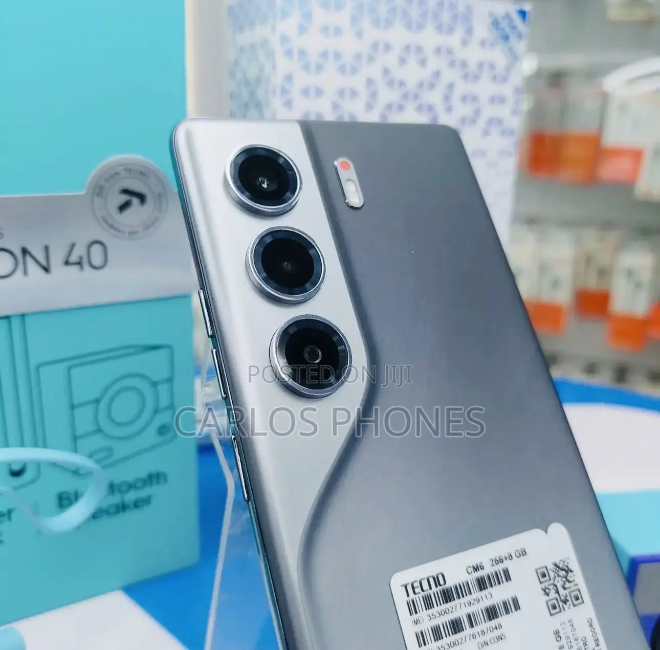 New Tecno Camon 40 Pro 5G 256 GB Blue