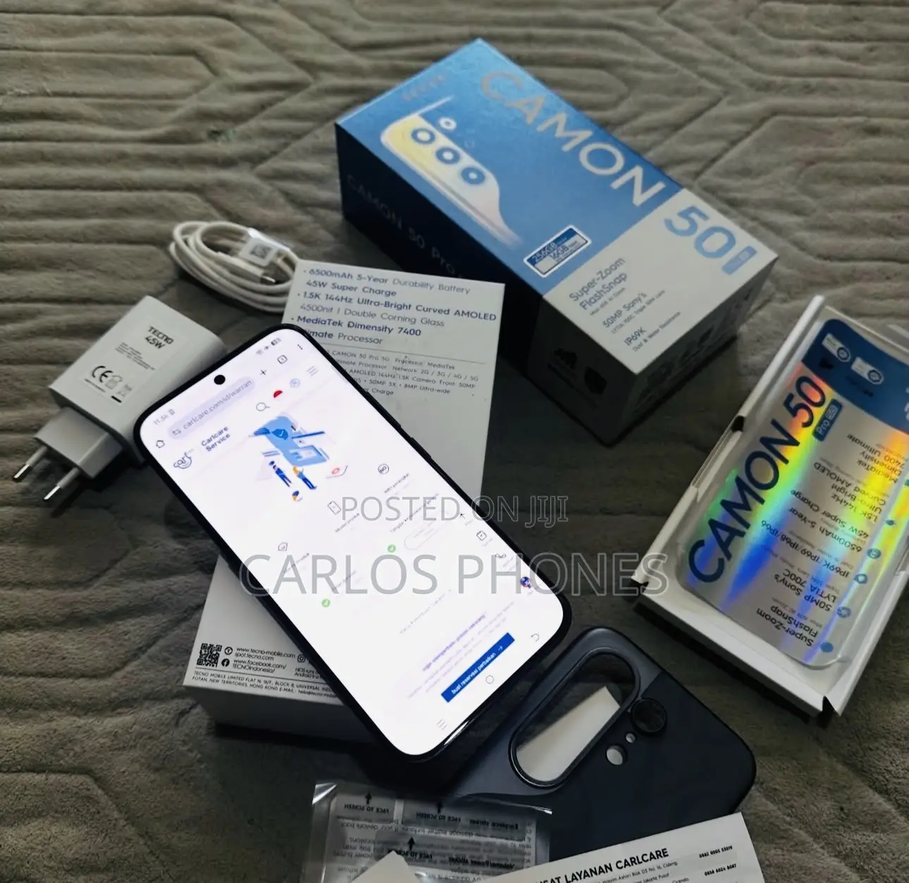 New Tecno Camon 50 Pro 256 GB Black