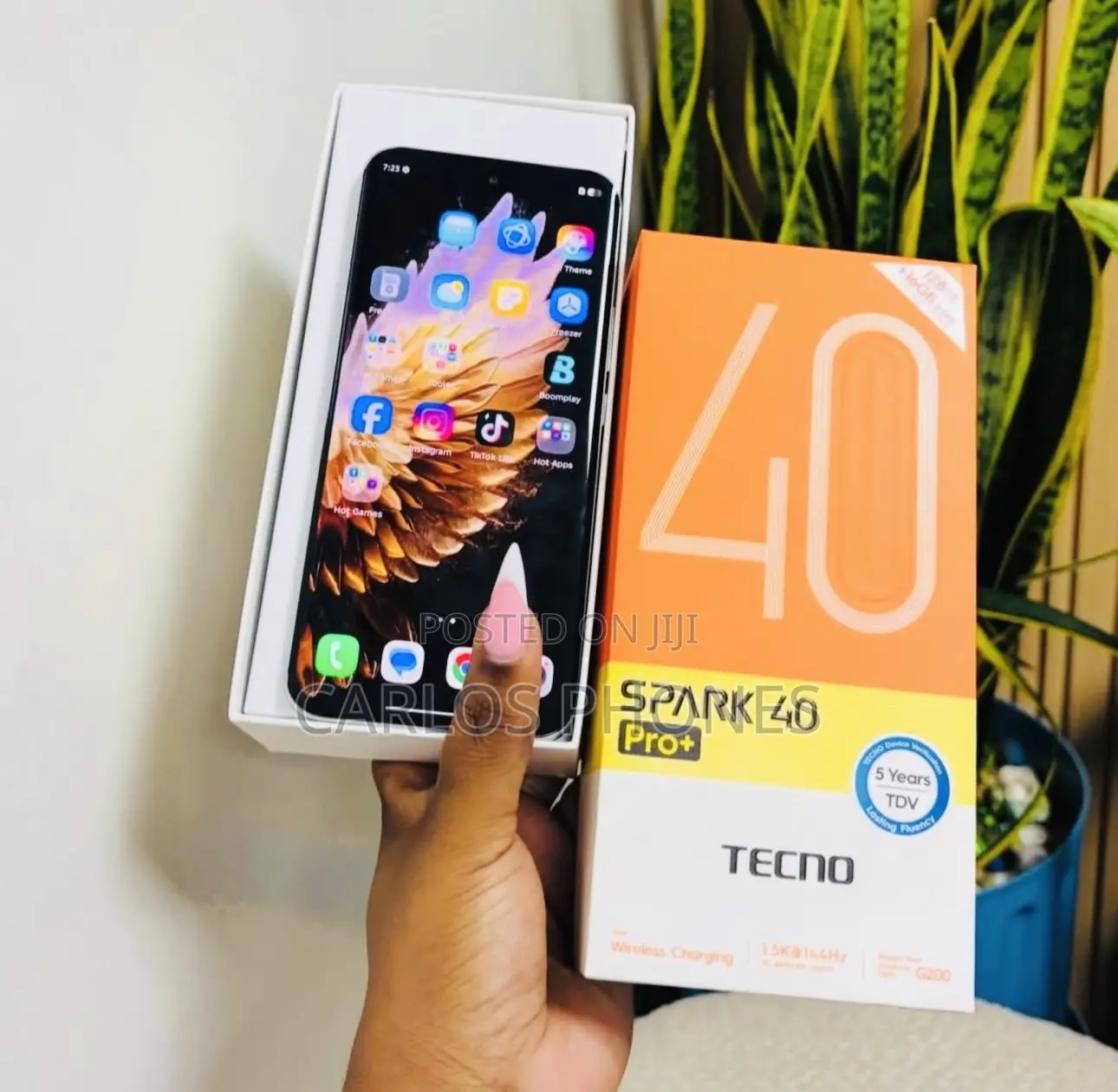 New Tecno Spark 40 Pro+ 256 GB White