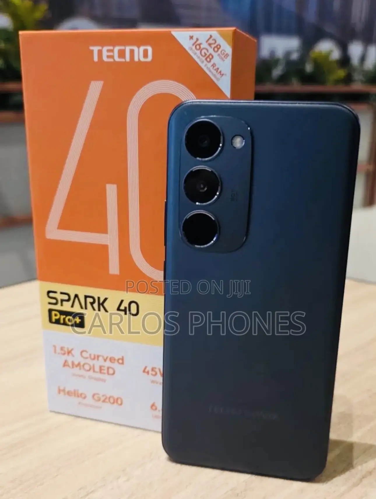 New Tecno Spark 40 Pro+ 256 GB Black