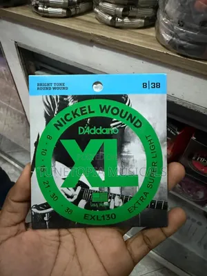 d'Addario Exl130 Nickel Wound Electric Guitar Strings.