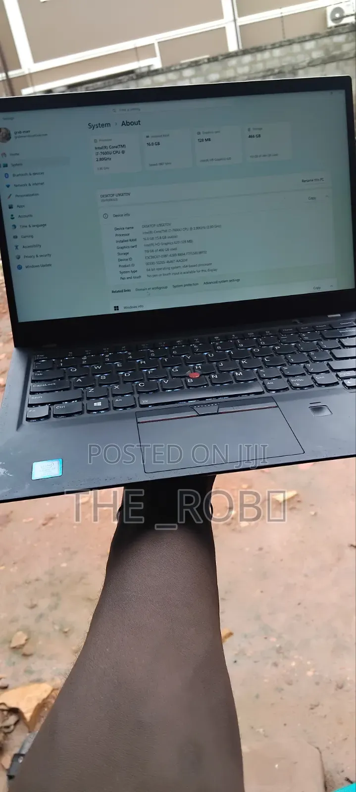 Laptop Lenovo ThinkPad X1 Carbon 16GB Intel Core i7 SSD 512GB