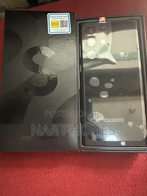New Samsung Galaxy S22 Ultra 5G 256 GB Black