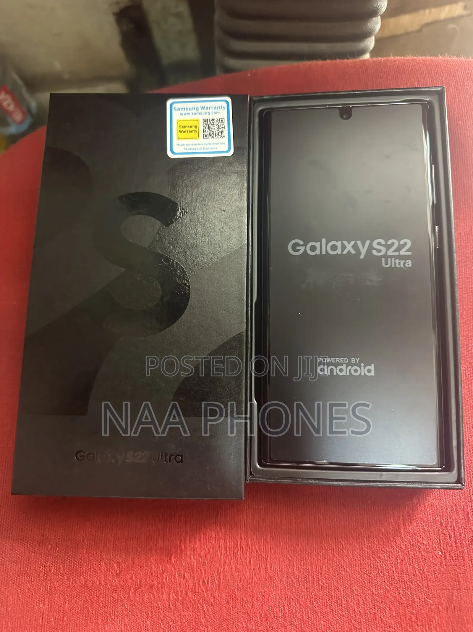 New Samsung Galaxy S22 Ultra 5G 256 GB Black