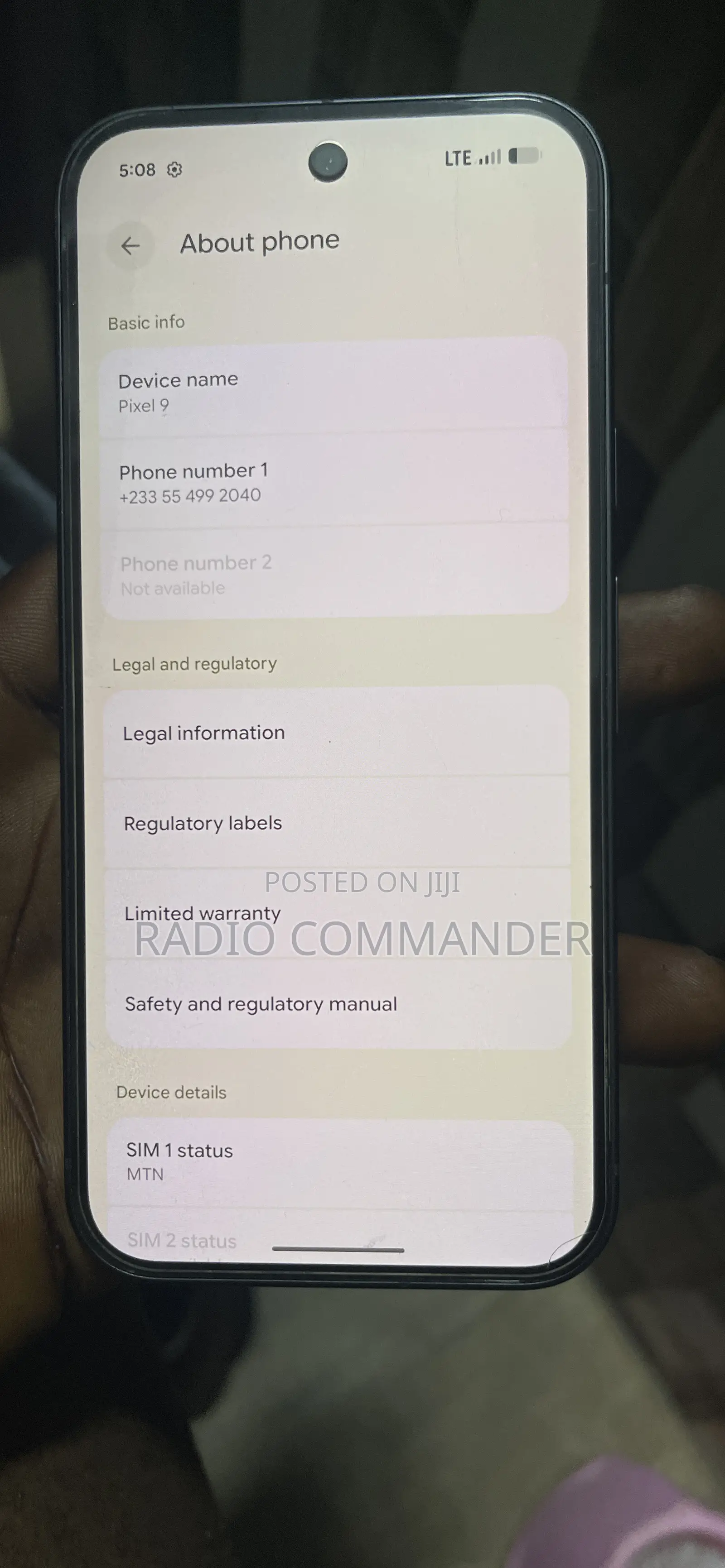 Google Pixel 9 128 GB Black