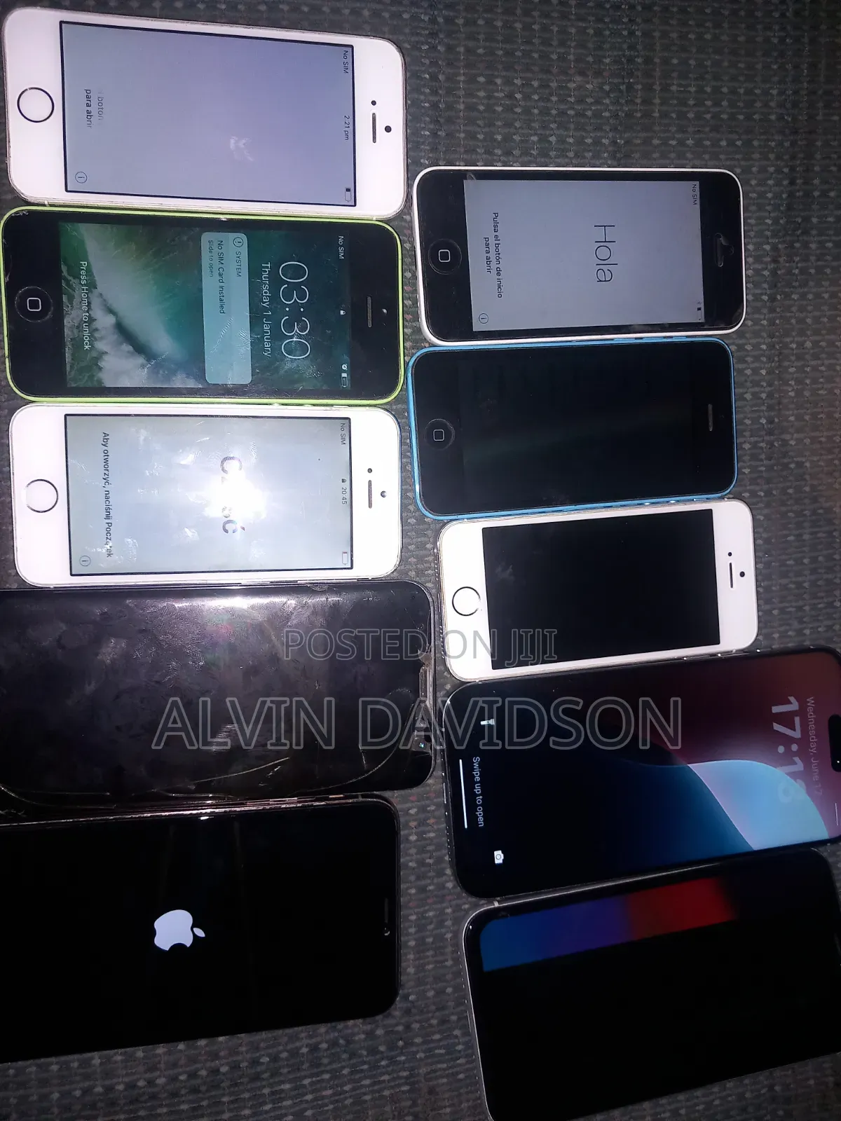 Bunch of iPhone 5 5s 5c and 16 Pro Max