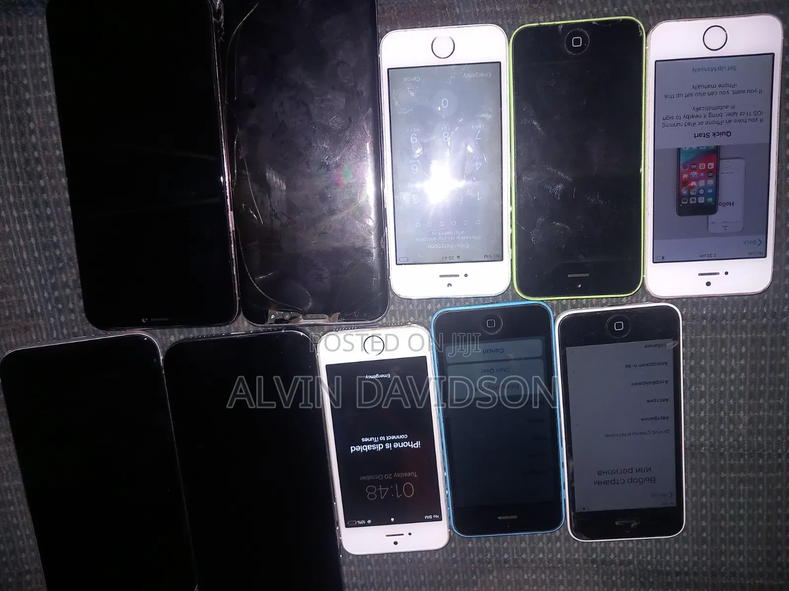 Bunch of iPhone 5 5s 5c and 16 Pro Max