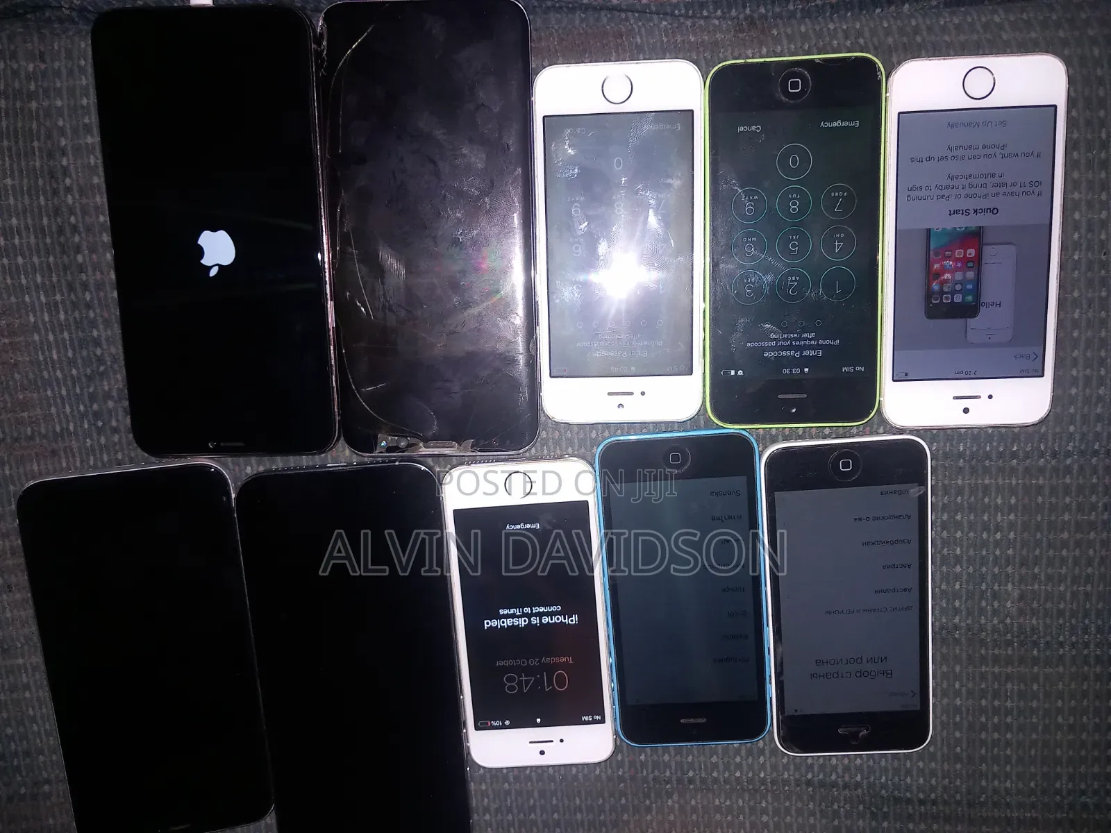 Bunch of iPhone 5 5s 5c and 16 Pro Max