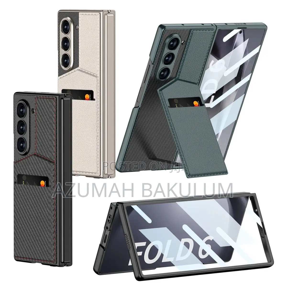 Samsung Galaxy Z Fold 7 Stand Cover Built-in Screen Protector