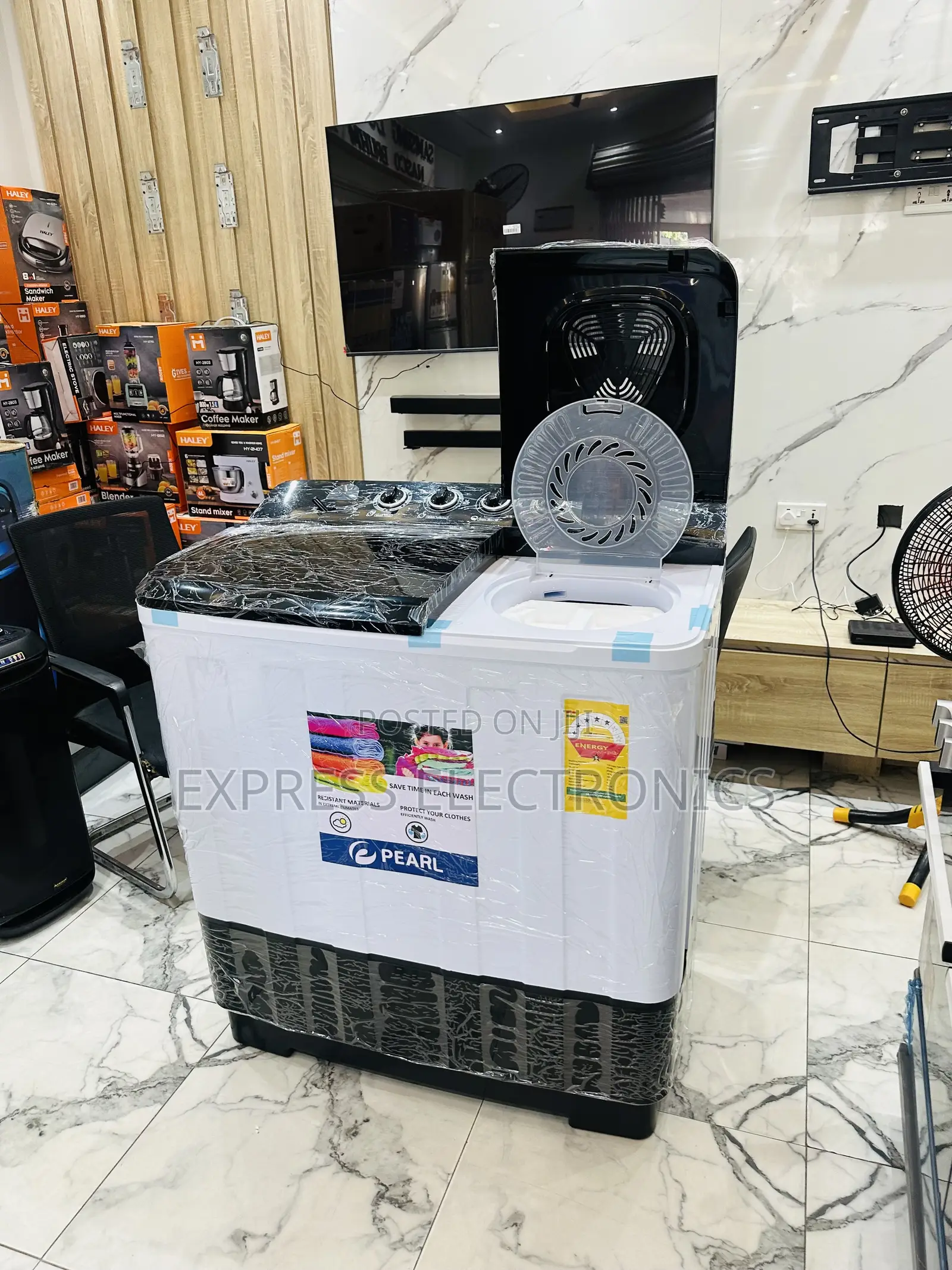 Highly Recommended Wash and Spin Semi Automatic Pearl 18kg