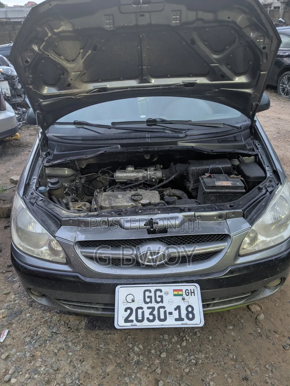 Hyundai Getz 2008 Gray