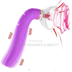 Vacuum Suction Vibrator – 2 Suction Cups Breast Clit Toy