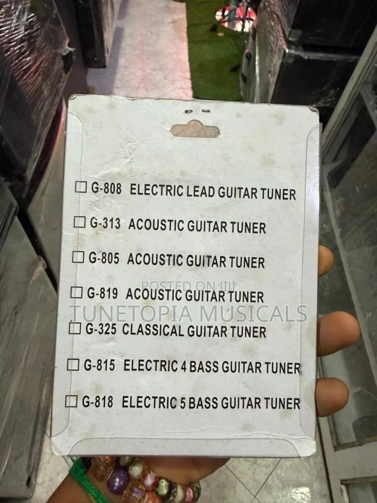 Classical Guitar Tuning Keys (3-Per-Side on Plates).