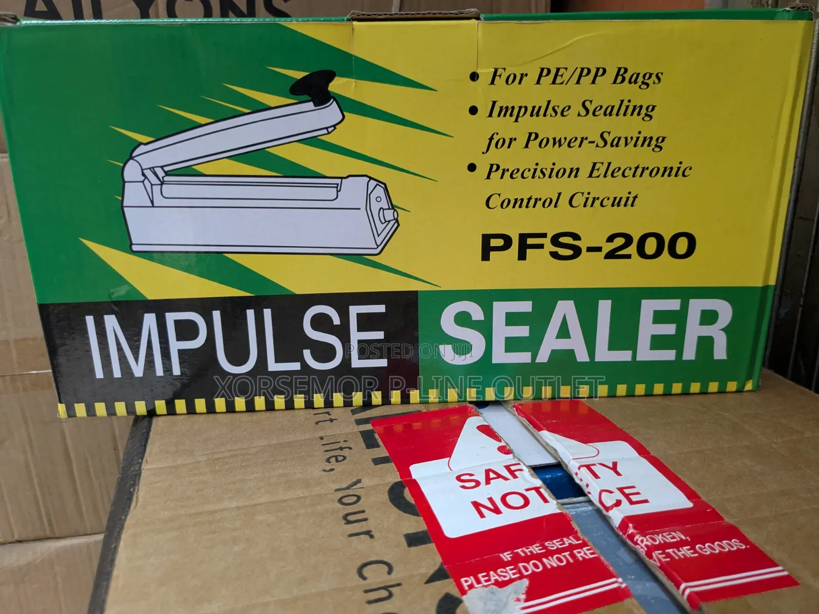 Impulse Sealing 200mm Machine