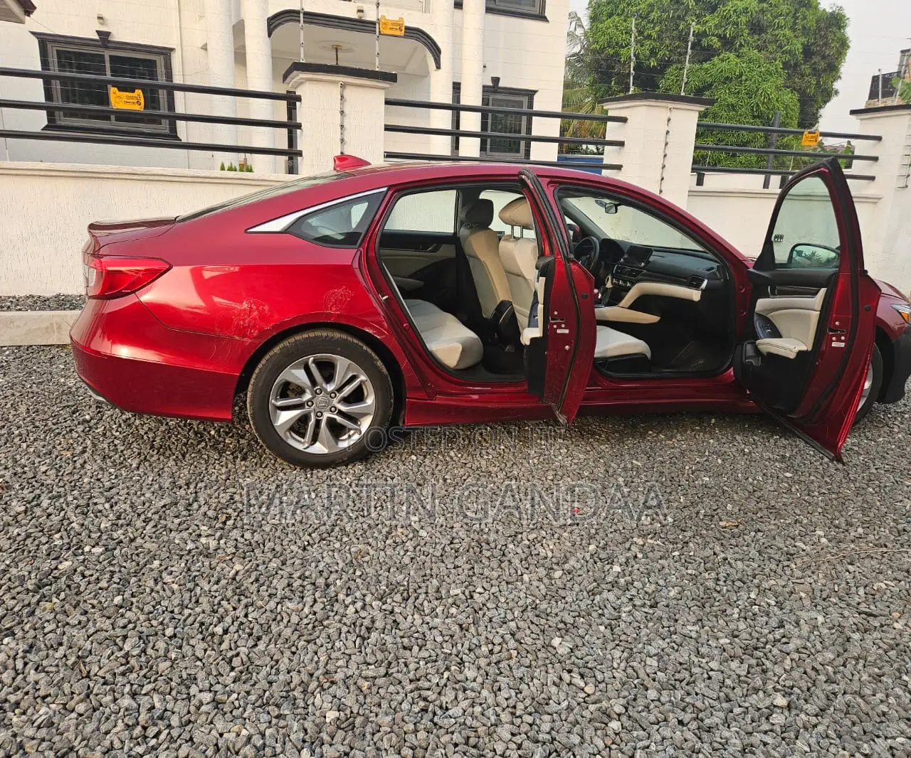 Honda Accord LX (1.5L 4cyl Turbo CVT) 2019 Red