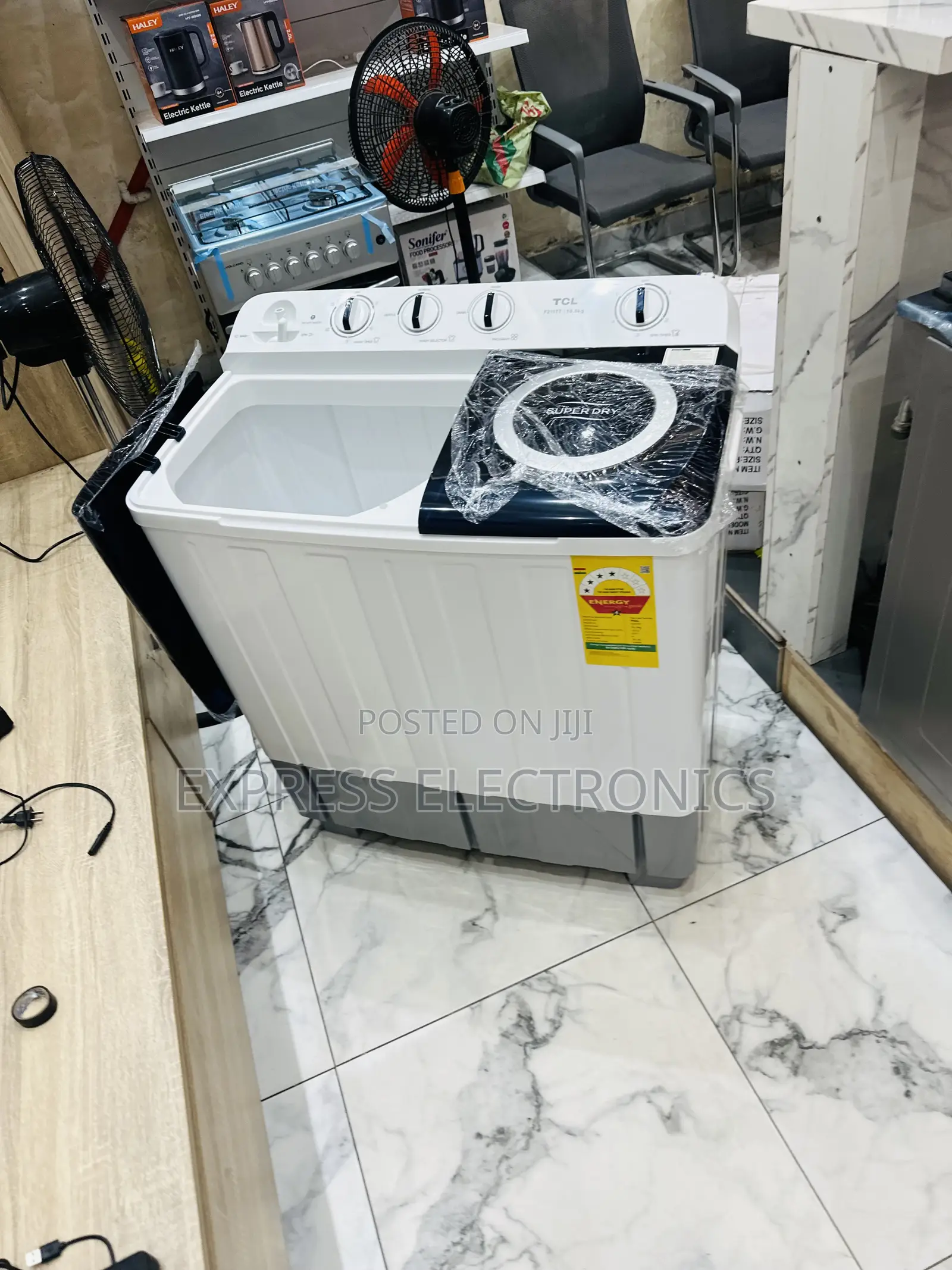 Semi Automatic Wash and Spin Dry Em Topload Twintub TCL 10.5kg