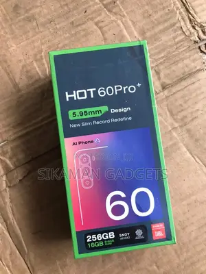 New Infinix Hot 60 Pro+ 256 GB Black