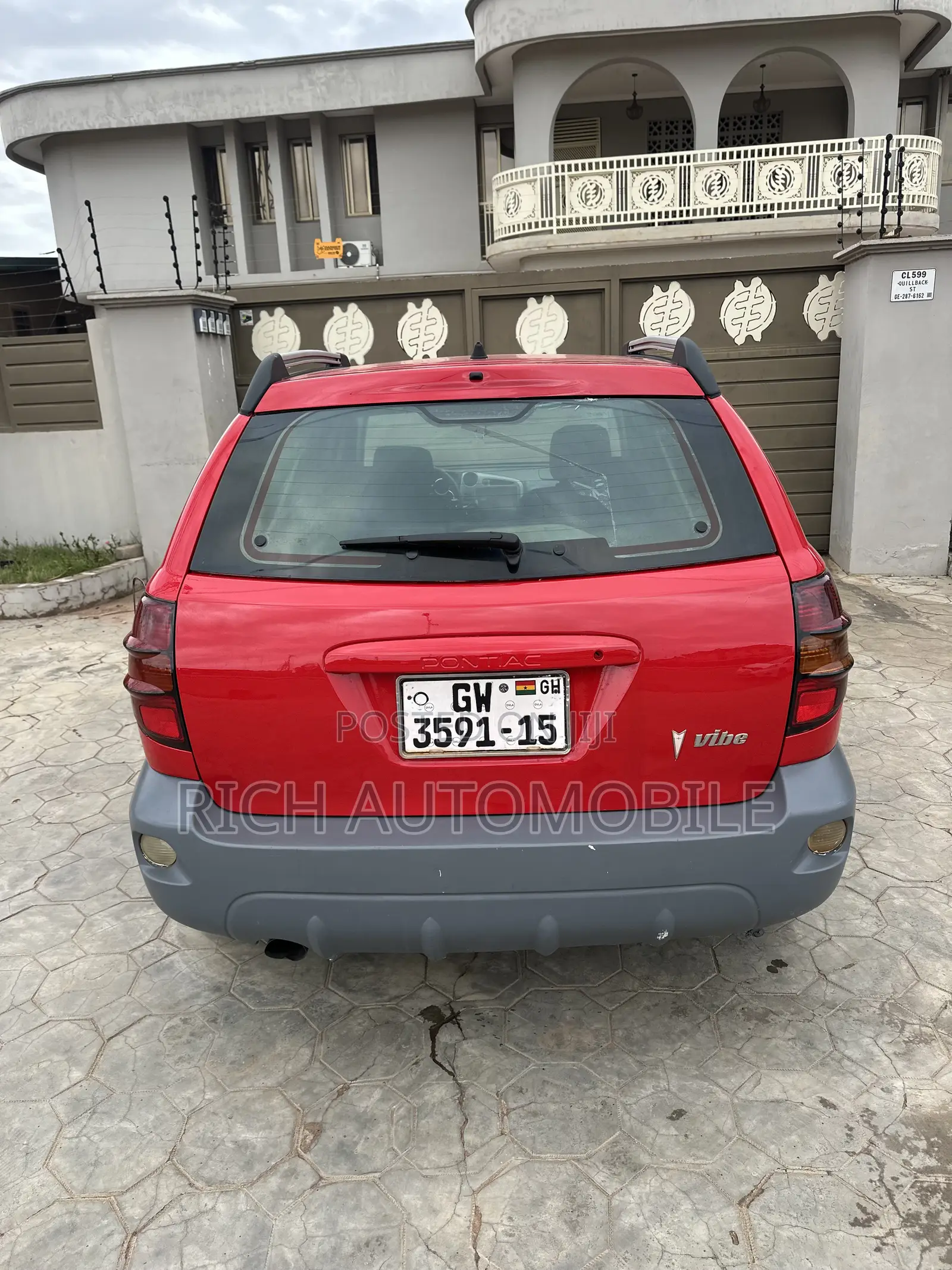 Pontiac Vibe 2008 Red