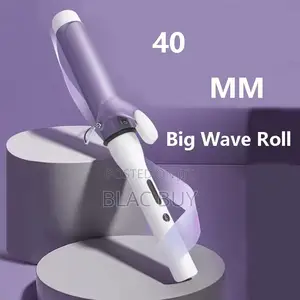 Ceramic Glaze High Temperature Big Barrel Hair Curler Styling Tool
