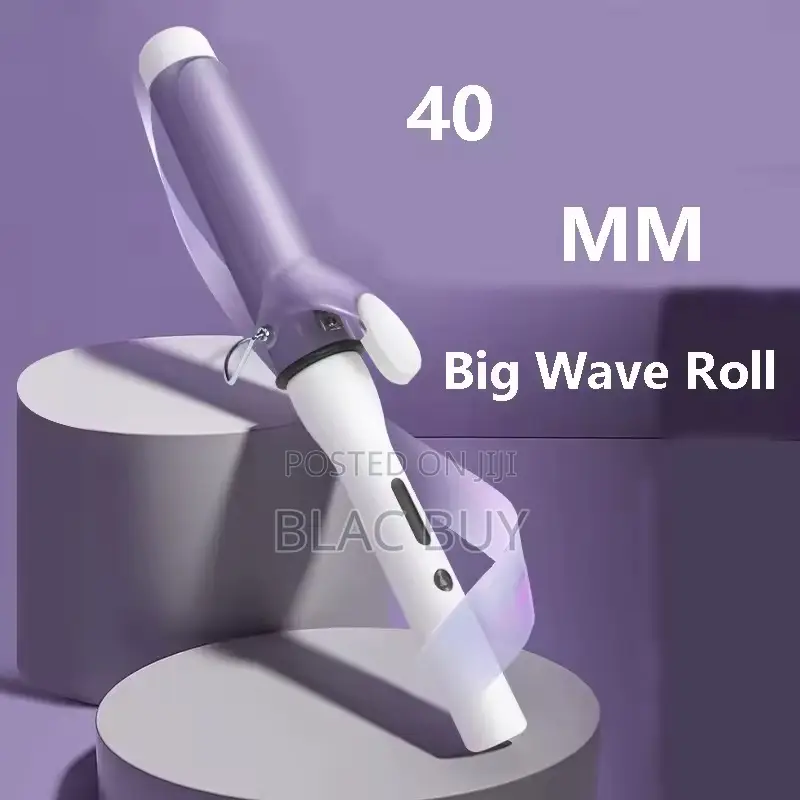 Ceramic Glaze High Temperature Big Barrel Hair Curler Styling Tool